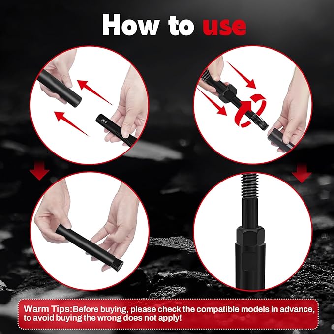 95400 in-Line Dowel Pin Puller Master Set,Dowel Dismantling Tools Easily Remove Dowel Pin,Puller Sets Saving Time and Effort