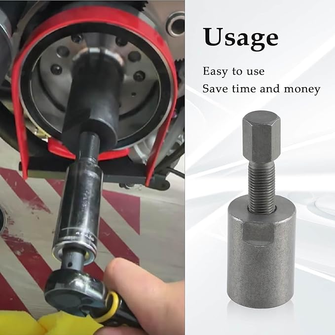 FUSCH M28X1.0 RH Thread Flywheel Puller Remover Tool Compatible with Honda TRX450R, TRX450ER/ Kawasaki KX250, CRF250RX, CRF450R, KLX110R/ Suzuki RM-Z250, RM-Z450