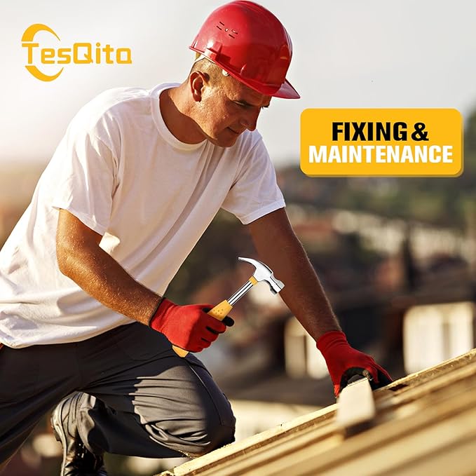 24 Piece Small Tool Kit for Men and Women, Mini Hand Tool Set with Storage Box for Home, DIY, Office, Garage(Yellow)