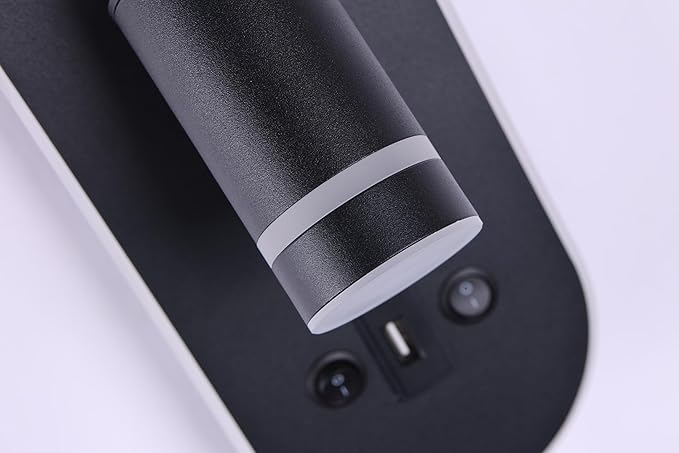 RV LED Wall Sconce Light Fixture with ON/Off Switch and USB Charging Port - 12V Bedside & Ceiling Light Fixture, 4000K Natural White Inrerior for Motorhome Marine Bedroom