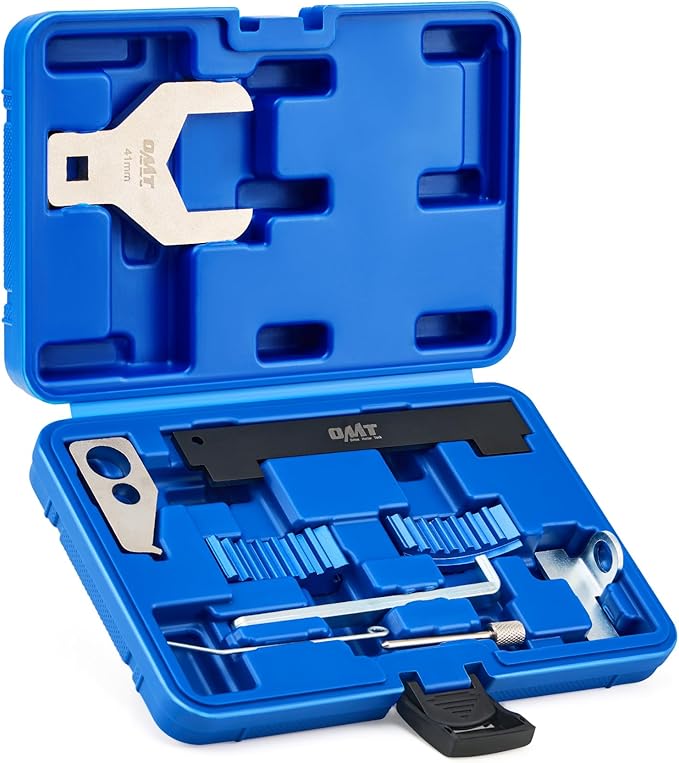 Orion Motor Tech Engine Camshaft Tensioning Locking Alignment Timing Belt Tool Kit with Water Pump Wrench, Camshaft Holding Tool Compatible with Aveo Chevy Cruze Fiat Alfa Romeo 1.4 1.6 1.8 L