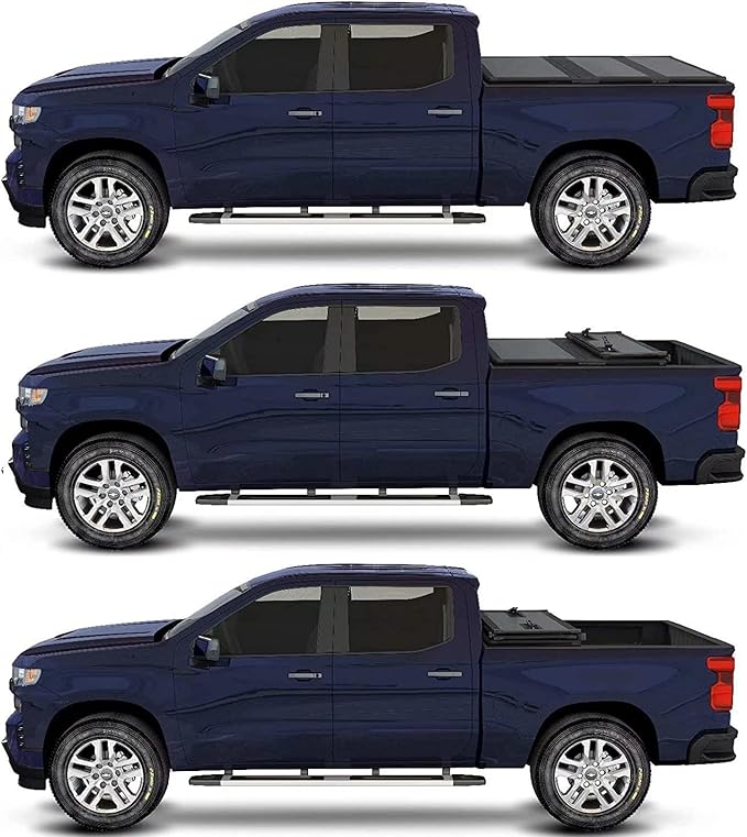 Kikito Professional FRP Hard Tri-Fold Truck Bed Tonneau Cover for 2015-2025 Canyon & Colorado 5.2FT (62.7in) Bed