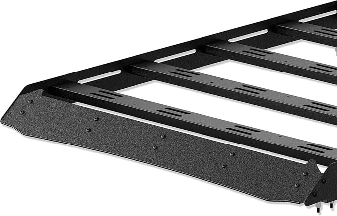 3/4-Length Roof Rack Cargo Basket Compatible with 2010-2024 Toyota 4Runner 5th Gen Cargo Carrier, Streamlined Heavy-Duty Overland Rooftop Luggage Storage Holder Cargo Racks, 350 LBS Capacity