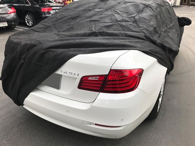 CarsCover Custom Fit 2012-2022 BMW 5 Series M5 528i 530i 530e 535i 535d 540i 550i Car Cover Heavy Duty Weatherproof Ultrashield Black Covers 528 530 535 540 550