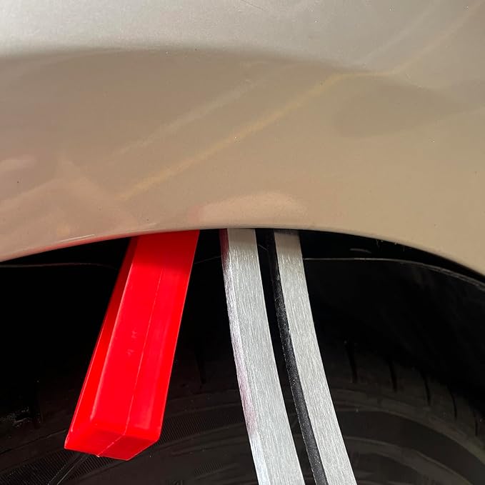 Auto Dent Repair,Car Front Fender Dings Remover,Paintless Bodywork Damage Removal,Big Size Curved Rod, 15 Pack Hook Rods Tools Kit for Car Body Dent Repair