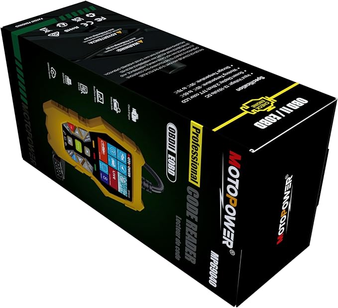 MOTOPOWER MP69040 Car OBD2 Scanner Code Reader Engine Fault Code Reader Scanner CAN Diagnostic Scan Tool for All OBD II Protocol Cars