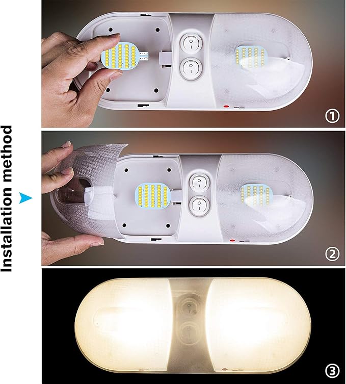 Super Bright T10 921 922 912 LED Bulbs for 12V RV Ceiling Dome Light RV Indoor Lights Camper Trailer Motorhome Marine Boat Dome Interior Light (Pack of 20, Soft White)