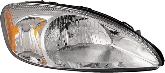 HEADLIGHTSDEPOT Chrome Housing Halogen Right Passenger Headlight Compatible With Newmar Kountry Star 2005-2008