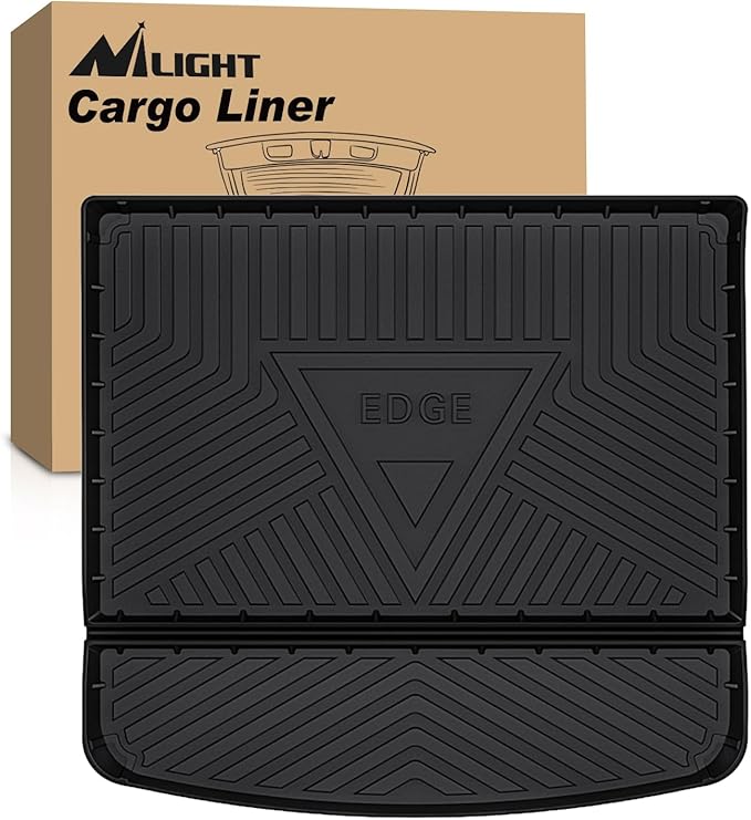 Nilight Cargo Mats for Ford Edge 2015 2016 2017 2018 2019 2020 2021 2022 2023 2024 2025 All Weather Protection Heavy Duty Cargo Liners