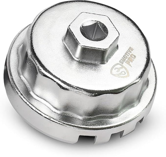 64mm Toyota Oil Filter Wrench,14 flute Cap Style oil filter removal tool for Toyota, Camry, Lexus, Tundra, 4Runner, Highlander, RAV4 and More with 2.5L to 5.7L Engines