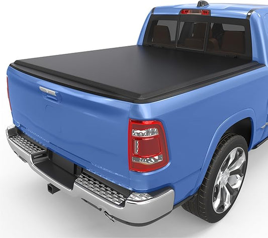 Soft Tri-fold Truck Bed Tonneau Cover Compatible with Nissan Frontier 2005-2026, 5 Ft Bed (NOT for México)