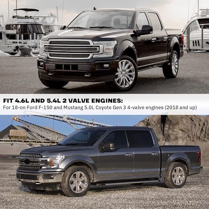 Engine Valve Spring Compressor Tool Compatible with Modular Ford F-150 5.0L Mustang Coyote 4 Valve Engine Trac Magnetic Screw Retainer Black