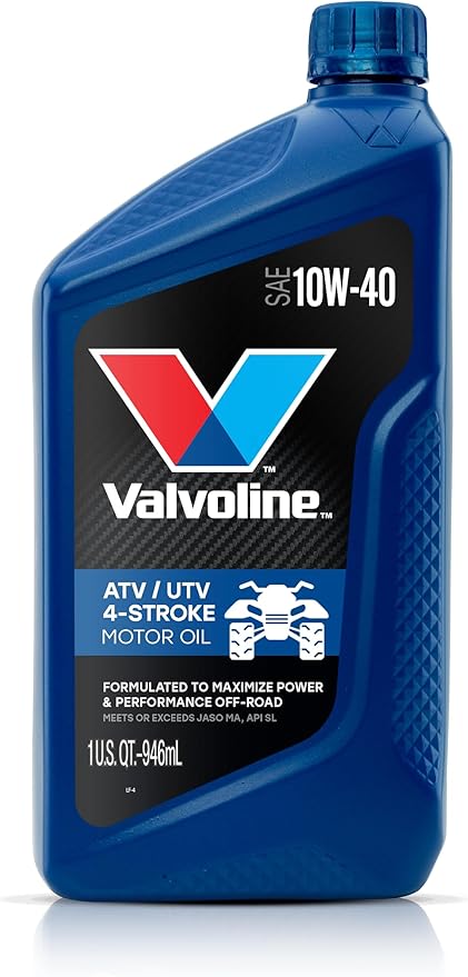 Valvoline 4-Stroke ATV UTV 10W-40 Motor Oil 1 Quart