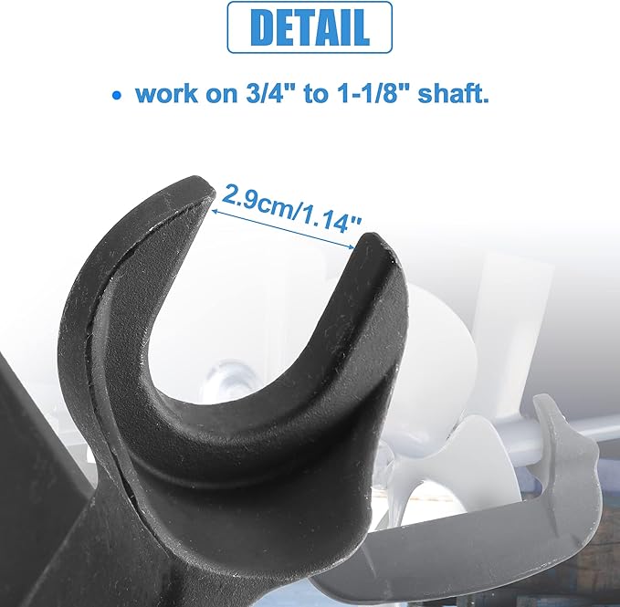 X AUTOHAUX Inboard Propeller Puller C Clamp Puller for Ski & Wakeboard Surf Propellers fits 3/4" to 1-1/8" Shaft