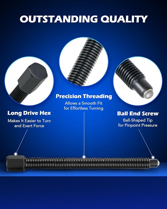 Orion Motor Tech Bearing Puller Set, 5 Ton Capacity Bearing Separator, Pinion Wheel Bearing Removal Kit with 2" and 3" Jaws, Wheel Hub Axle Puller Set, Heavy Duty Bearing Splitter Tool Kit