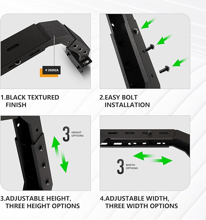 Overland Bed Racks Truck Cargo Carrier Compatible for Tacoma, Silverado & Sierra & Ram 1500, Colorado & Canyon, F150 & Ranger, Tundra, Gladiator JT, Nissan Frontier & Titan