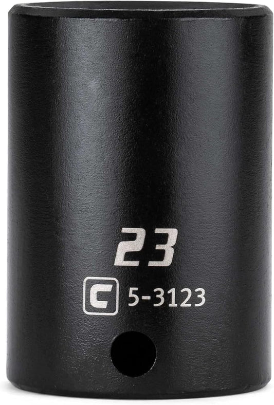 Capri Tools 3/8 in. Drive 23 mm Semi-Deep Impact Socket