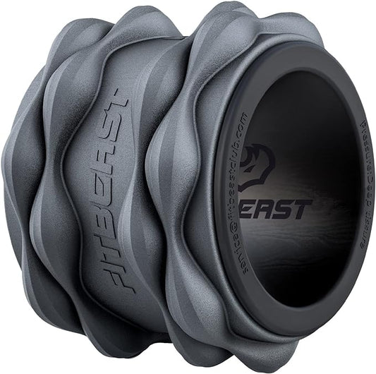 FitBeast Back Roller, Back Wheel Foam Roller - Targeted Muscle Roller for Deep Tissue Massage, Back Stretcher