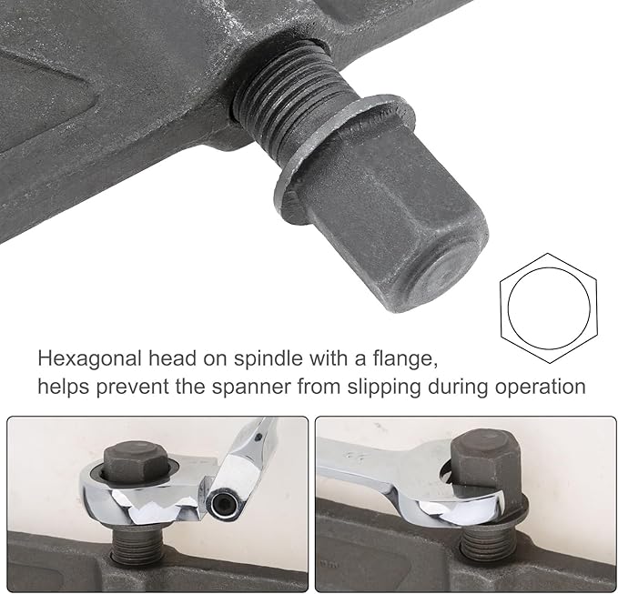 ChgImposs 14 Inch 2-Jaw Gear Puller, Adjustable CR-V Bearing Puller Gears, Removal Tool for External Internal Pulling, Puller Tool Separate Lifting Device