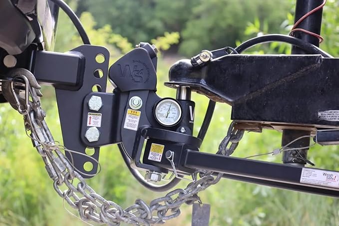 Weigh Safe True Tow Middleweight - Weight Distribution Hitch - Ball Mount Hitch with Anti-Sway Technology - 4" Drop Hitch, 2" Shank & 8,500-lb Towing Capacity