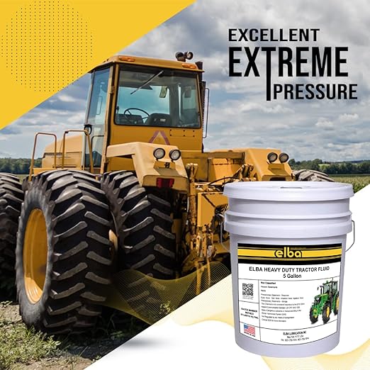 Elba Heavy Duty Tractor Hydraulic Fluid | Hydraulic Oil & Transmission Fluid | J20C Equivalent | (5 Gallon Pail)