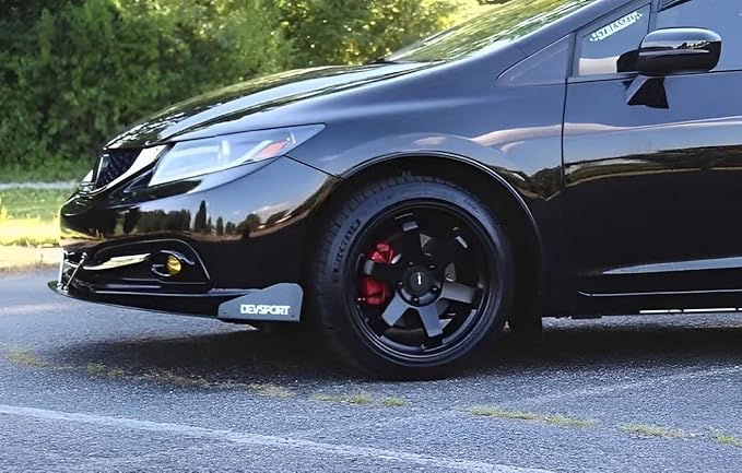 AVID.1 AV-06 Black Polished 18x9.5 Custom Wheel – Fits 5x4.5 Bolt Pattern with +38 Offset – Lightweight Performance Alloy Wheel – Aggressive Street Style & Track-Ready Car Accessories