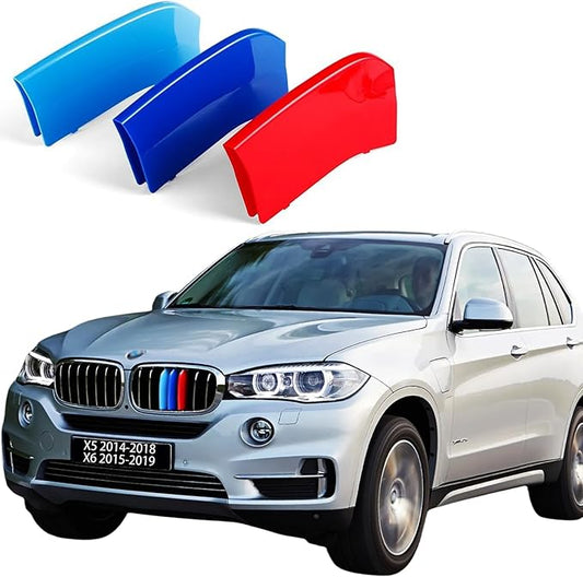 Automotive Grill Inserts for BMW X5 F15 2014-2018 and X6 F16 2015-2019 7-Beam,(NOT for series Dual-Beam) Front Grille Accessories