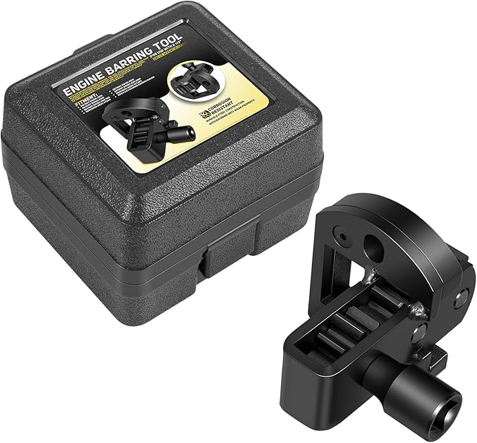 Camoo J-46392 Engine Barring Tool, Engine Turning Tool with Storage Box for Detroit Diesel DD13, DD15, DD16, MBE4000, MBE900 Alternative to J-46392 W904589046300 Flywheel Cranking Turning Tool