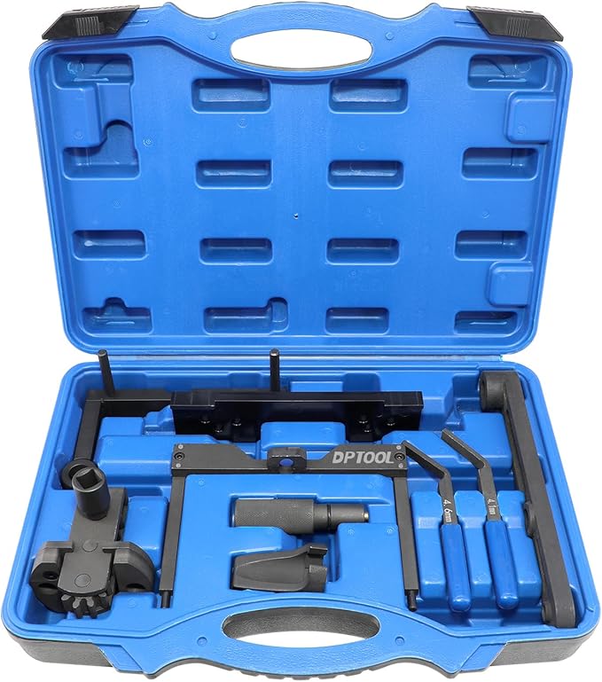 DPTOOL Engine Camshaft Timing Tool Kit Compatible with Detroit Diesel DD13 DD15 DD16 Engine TDC Locating Pin Brake Adjustment Tool Barring Tool Fuel Line Socket Replace W47058090900 W470589104000