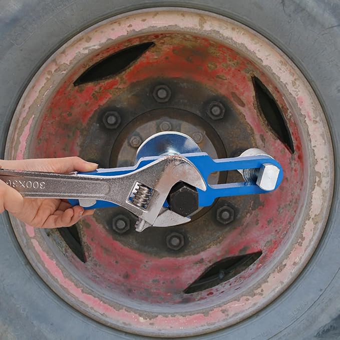 Rear axle hub Puller, hub Removal Tool, Heavy-Duty Drive axle hub Bearing Puller, Suitable for 6-8 Transport Trucks and Equipment, Making Maintenance Work Easier and Faster