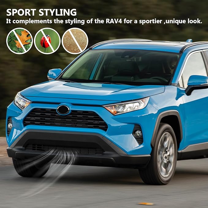 Front Grill Mesh Insert Compatible with Toyota RAV4 2019-2025, Air Vent Cover Guard (Not Fit for Adventure and TRD Off-Road Models)