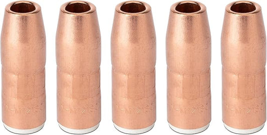 5PK Nozzle N-M1218C 1/2" ID 1/8" Recess AccuLock MDX Fits Miller MDX-250 EZ-Select MIG Welding Guns Part