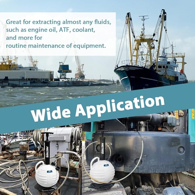 FIRSTINFO A1116H 6L Manual Oil Vacuum Extractor | 59 Inch Tube | TAIWAN