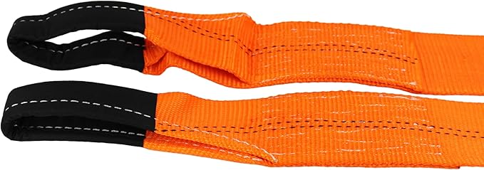 HFS(R) Tree Saver, Winch Strap, Tow Strap 30,000 Pound Capacity (3X8FT, Orange)