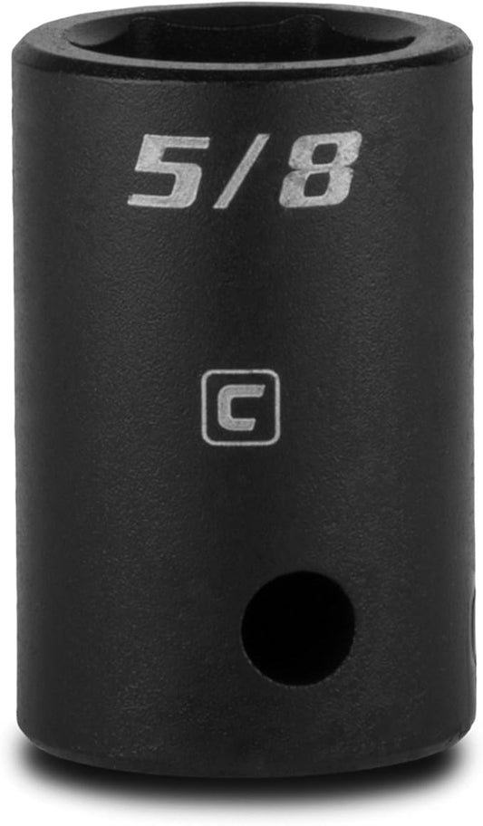 Capri Tools 5/8-Inch Shallow Impact Socket, 1/2-Inch Drive, 6-Point, SAE, CP55055