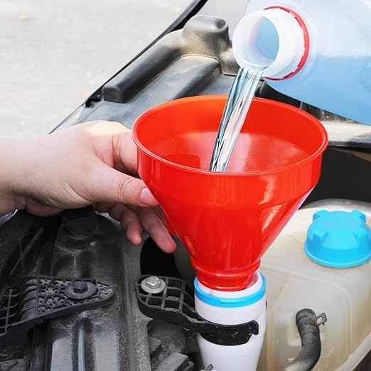 Wide Mouth Oil Funnel Flexible Fuel Funnel with Long Hose Funnels for Automotive Use Car Funnel for Engine Gas Gasoline Diesel Fluid Liquid (2)