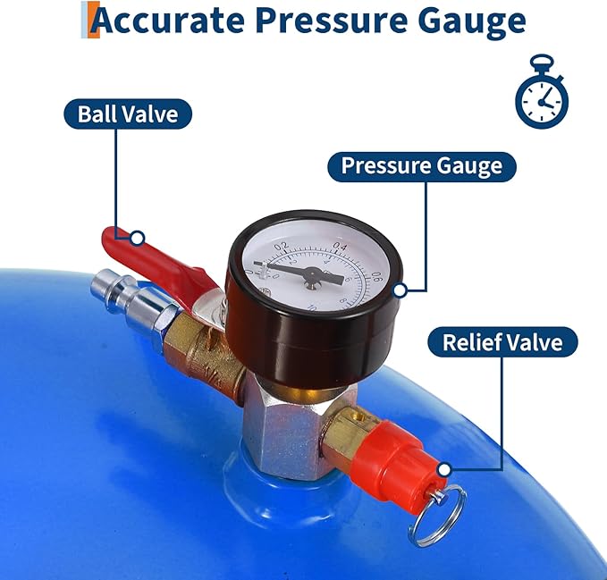 20 Gallon Waste Oil Drain Tank Portable Air Operated Oil Drainer with Adjustable Funnel Height 38-65 Inches 15 Inch Funnel Fluid Fuel Transfer Drain Container with 360 Degree Wheels and Toolbox Blue