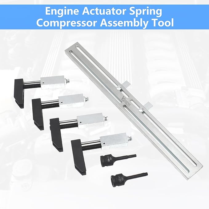 10259A 10259B Engine Actuator Spring Compressor Assembly Removal Tool Kit, Compatible with Fiat Multiair 2012-2019 1.4L 16V 2.4L 2.0L Engine, Replace for Alfa Romeo Chrysler 2000034500 10324 10409