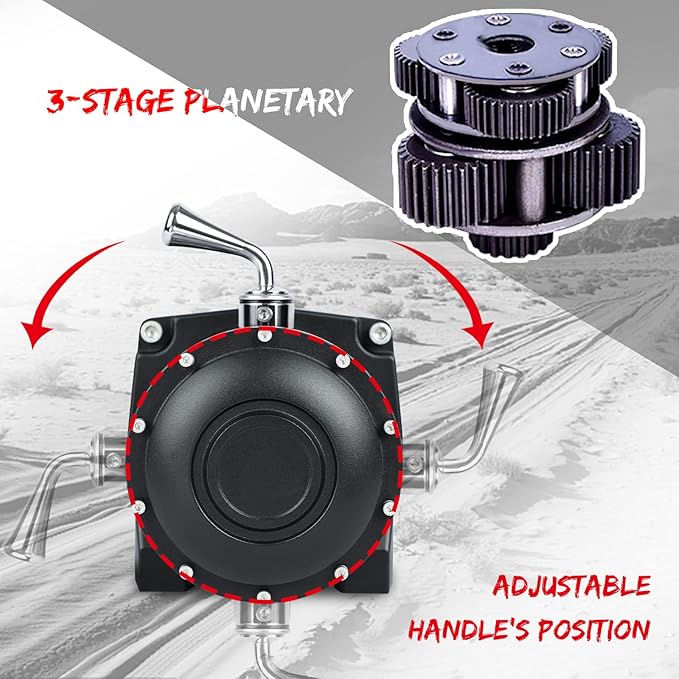 Winch 10000 lb. Electric Winch Truck Winch Waterproof IP67 Electric Winch Synthetic Rope Kit with 2 Wireless Handheld Remotes and Wired Handle for 4WD 4x4 Off Road Vehicle Boat Truck