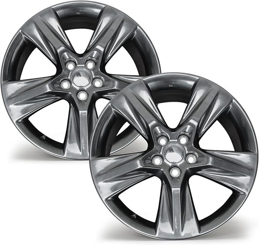 New 19" x 7.5'' Aluminum Alloy Replacement for OE Wheel Rim Compatible with Toyota Highlander 2014-2019, Fits for Front or Rear Wheel, 2 Sets