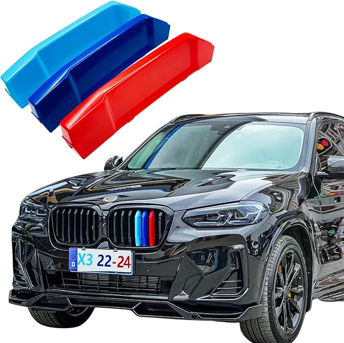 Automotive Grill Inserts for BMW X3 G01 2022-2024(NOT for AWD) 7-Beam, Front Grille Accessories