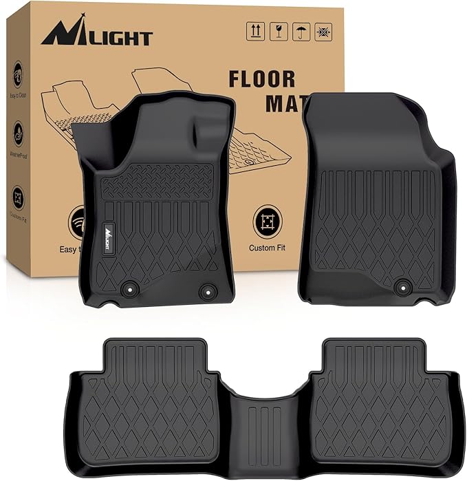 Nilight TPE Floor Mats for Nissan Altima 2013 2014 2015 2016 2017 2018, All Weather Custom Fit Heavy Duty Floor Liners