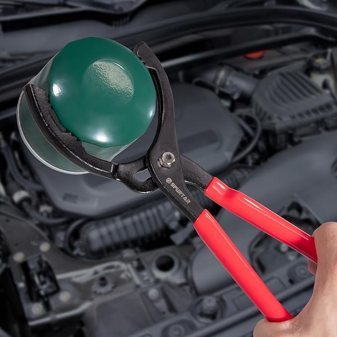 Spurtar Swivel Oil Filter Wrench Set of 5 Adjustable Wrench 2-3/4" to 5-1/4" (70-133mm) 12" Universal Oil Filter Removal Tool for 4S Shop Auto Repair Mechanic DIY Generator Small Engine