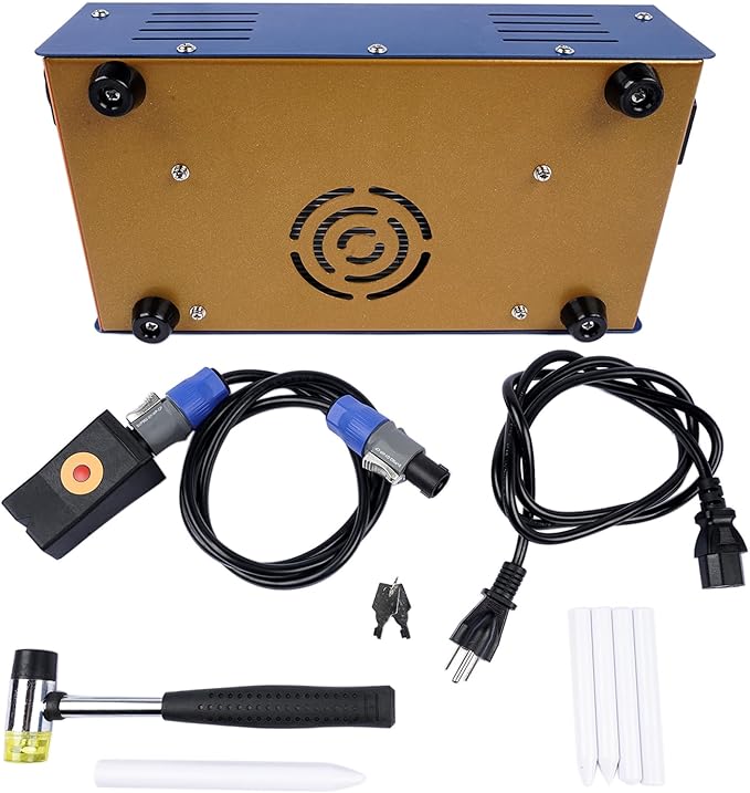 1380W PDR Induction Heater Machine Hot Box, 1.38KW Car Body Paintless Dent Repair Kit, 110V Magnetic Dent Removal Tool, for Auto Repair Shops