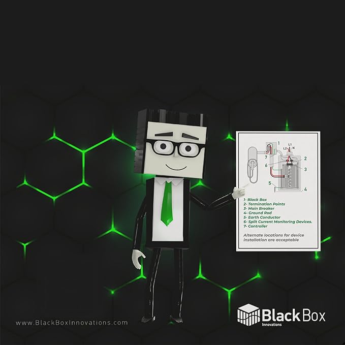 EV Charger BLACKBOX 240V NEMA 3R 60-100A Service Size Weatherproof - No Electrical Panel or Service Upgrade Required Allows 240 Volt up to 60Amp EV Fast Charge Rate EV Load Management. Save $$$