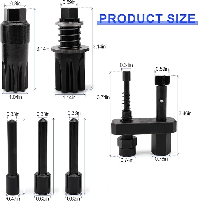 Engine Timing Tool Kit ALT JT07223A, JDE83, JDE81-1, JD281A Compatible with John Deere 3179, 4239, 6359, 4276, 6414 Agricultural Machinery