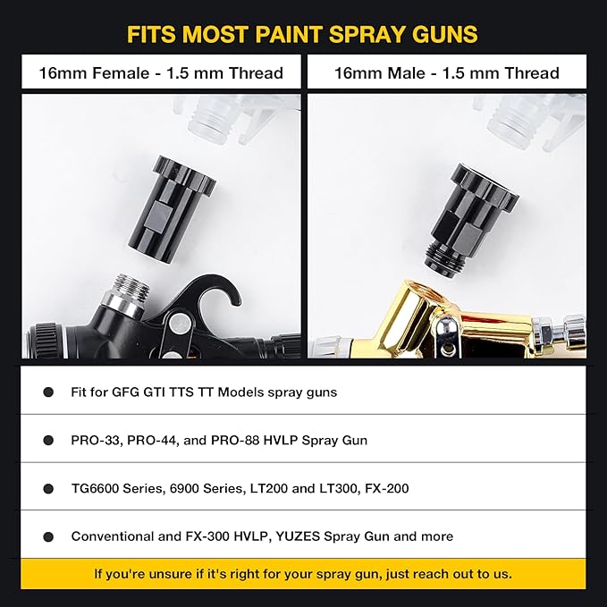 YUZES Paint Mixing Cups System 20 Ounce (600ml), 50 Disposable Paint Cups Liners and Lids, 2 Hard Cup with Retainer Ring, 20 Plugs, PTFE Tape, Paint Stirrer, 2 Cup Adapter for Automotive Paint Gun