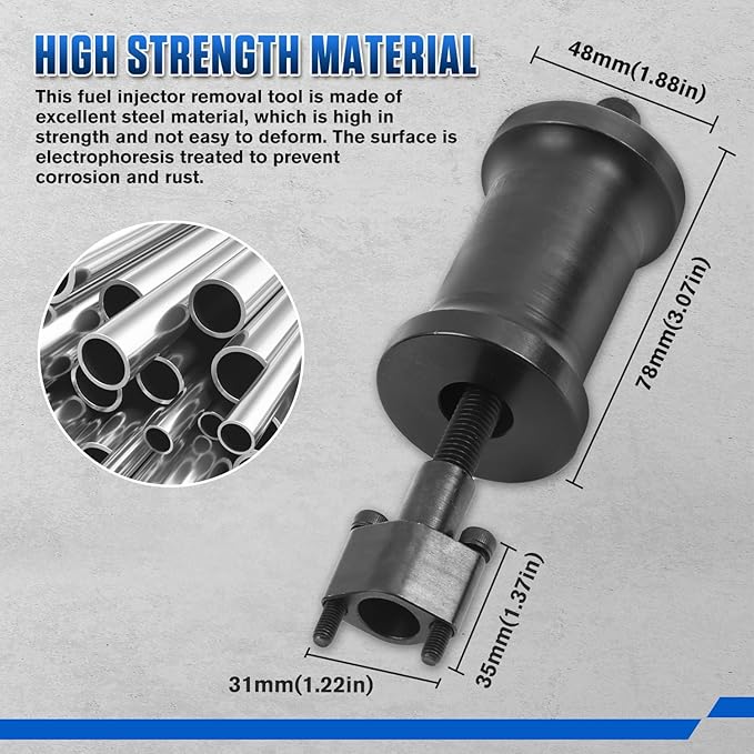 Fuel Injector Puller Removal Tool Compatible with Chevy, Buick, Vauxhall/Opel 1.0L 1.4L 1.5L Gasoline Engines Labor-Saving Injector Puller Tool