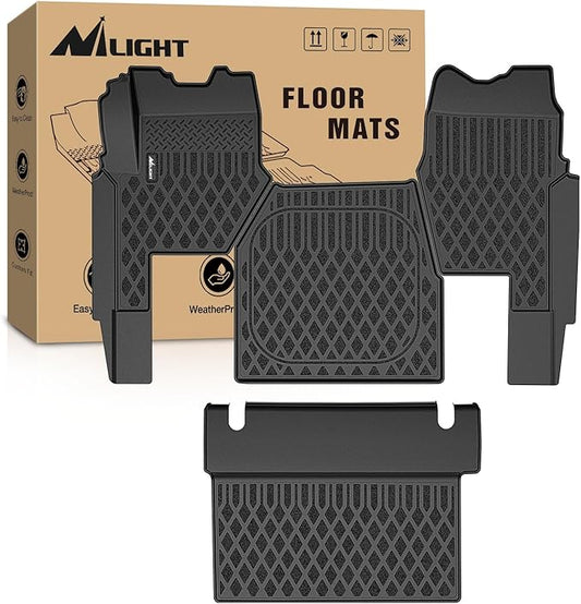 Nilight TPE Floor Mats for Mack Anthem 2018 2019 2020 2021 2022 2023 2024 2025 All Weather Custom Fit Heavy Duty Floor Liners