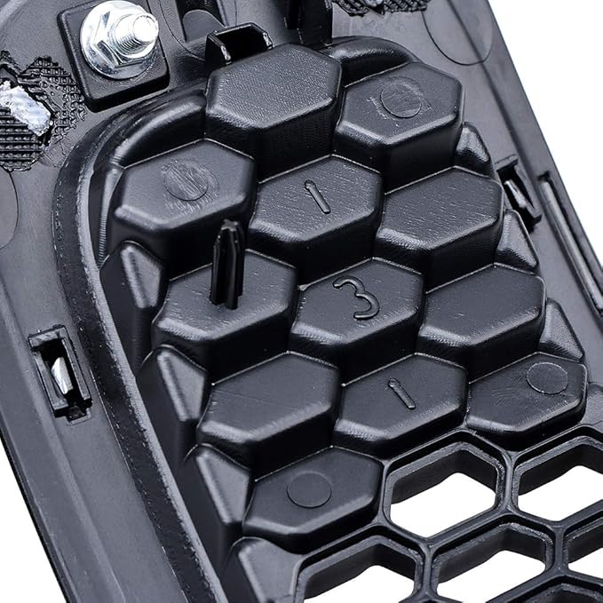 Astra Depot Compatible with 2014-2018 Jeep Cherokee Mesh Honeycomb Grille Grill Trim Insert Kit 7pcs Black